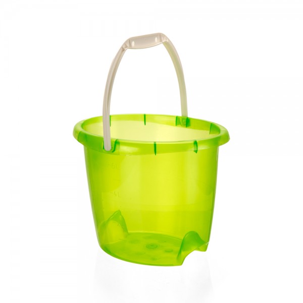 Balde oval colorido plasnew 8l