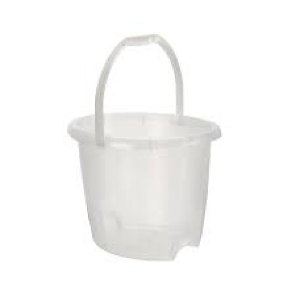 Balde oval transparente plasnew 13,5l