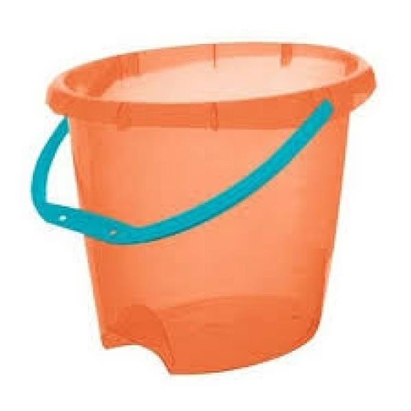 Balde oval transparente plasnew 18l