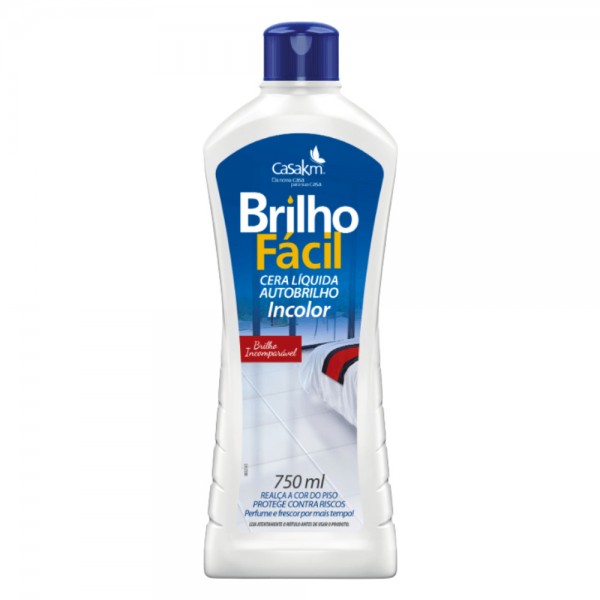 Cera brilho fácil incolor 750ml