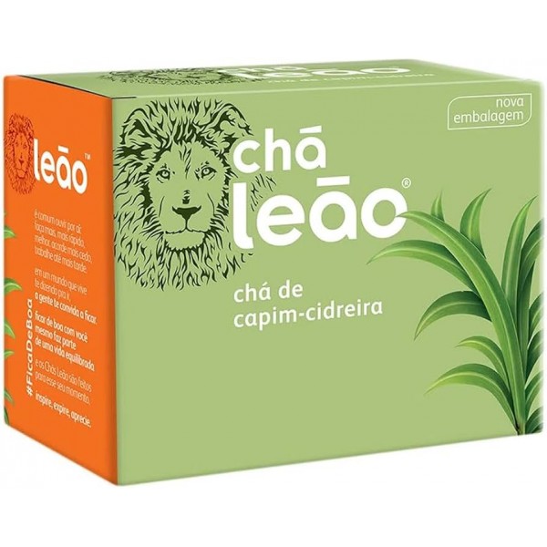 Chá leão erva cidreira com 10 sachês