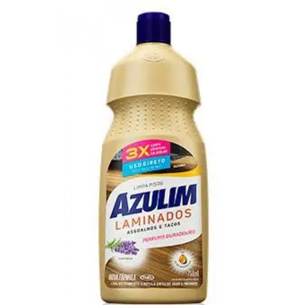 Limpa laminados e madeira azulin 750ml