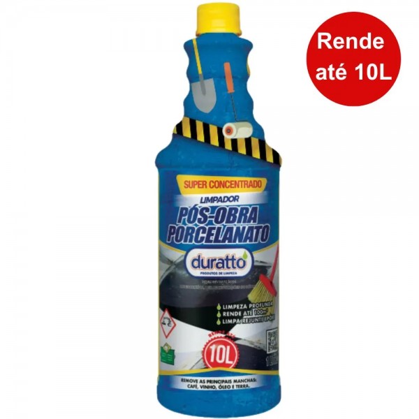 Limpador pós-obra para porcelanato duratto 1l