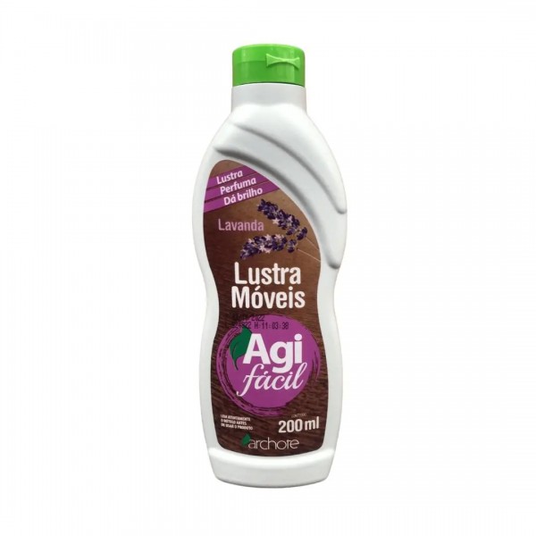 Lustra móveis agi fácil lavanda 200ml