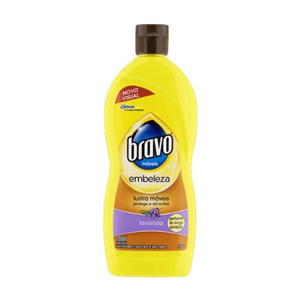 Lustra móveis bravo lavanda 200ml