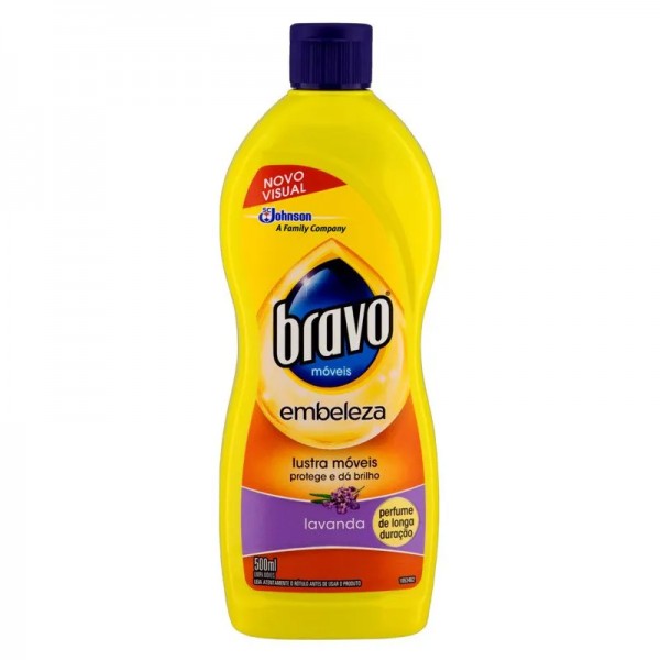 Lustra móveis bravo lavanda 500ml