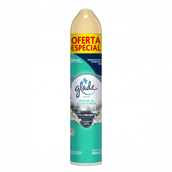 Odorizador frescor de águas florais glade 360ml