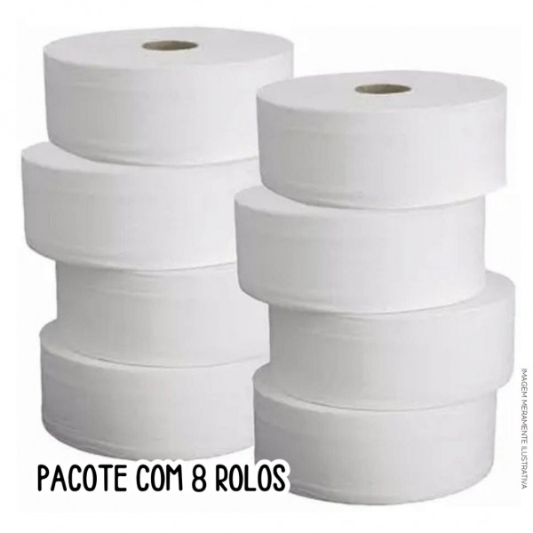 Papel higiênico rolão Finezza extra luxo 8 rolos