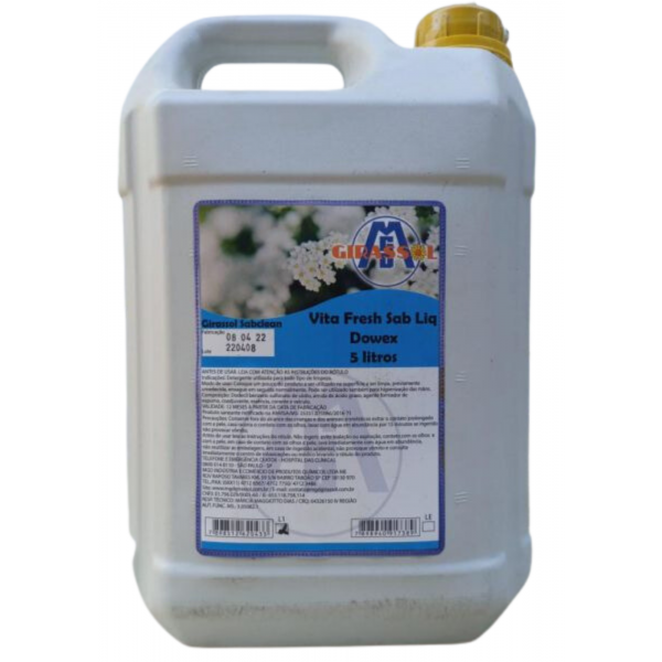Sabão líquido dowex girassol 5l