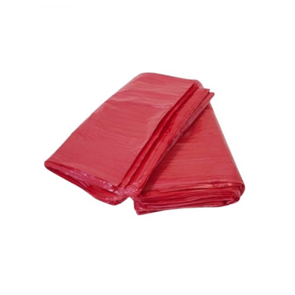 Saco l 100l vermelho 90x100 reforçado com 35 unidades