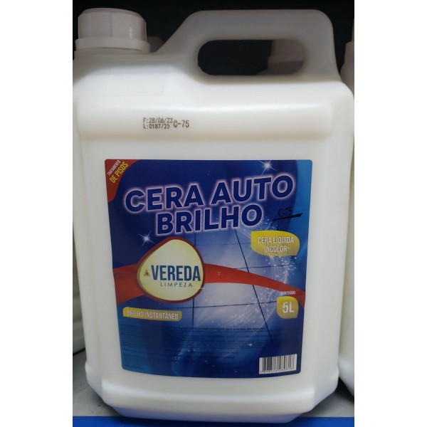 Cera auto brilho vereda incolor c75 5l