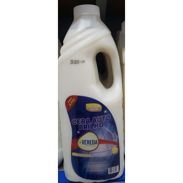 Cera auto brilho vereda incolor c200 2l