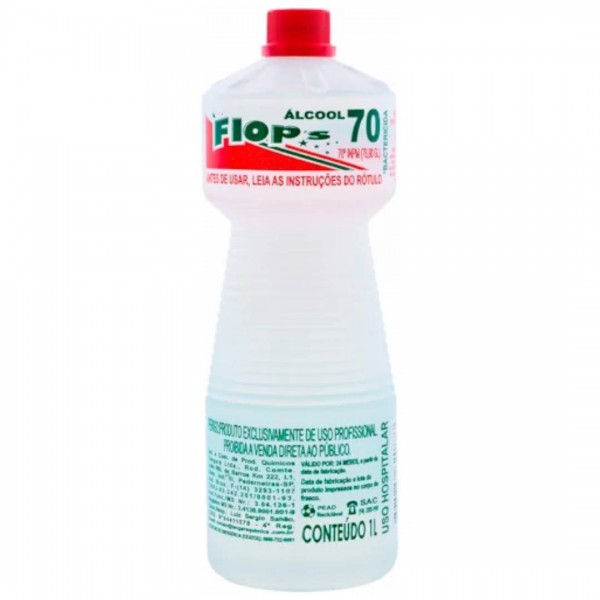 Álcool líquido 70% flops/tatuípe 1l