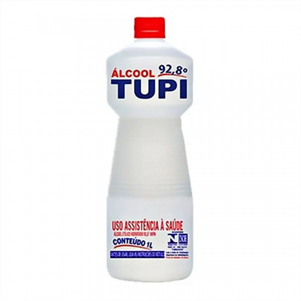Álcool líquido tupi 92,8% 1l