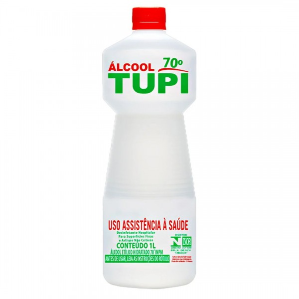 Álcool líquido tupi 70% 1l