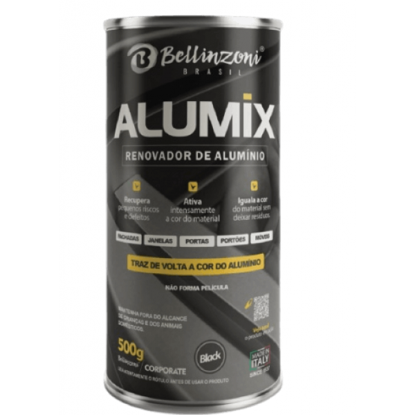 Alumix Renovador de alumínio black  500ml - Bellinzoni
