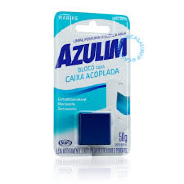 Bloco para caixa acoplada azulin lavanda 50g