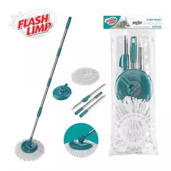 Cabo para mop giratório fit flash limp completo