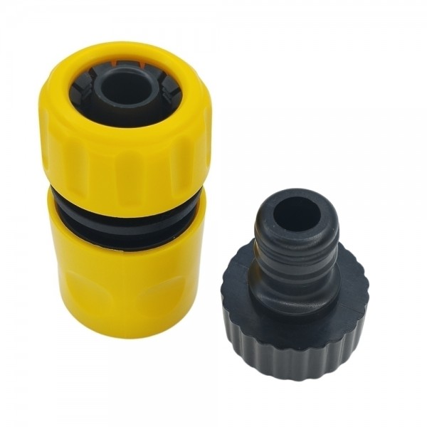 Conector de torneira para engate rápido - amarelo
