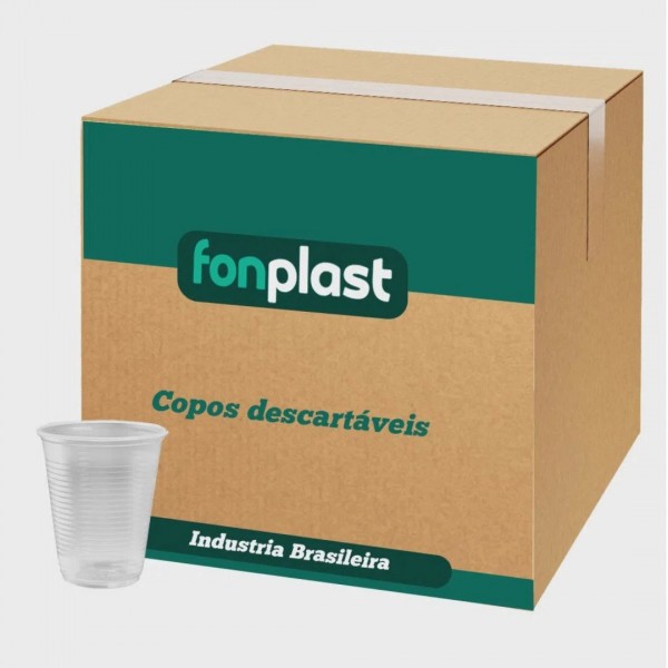 Copo fonplast 180ml com 2500
