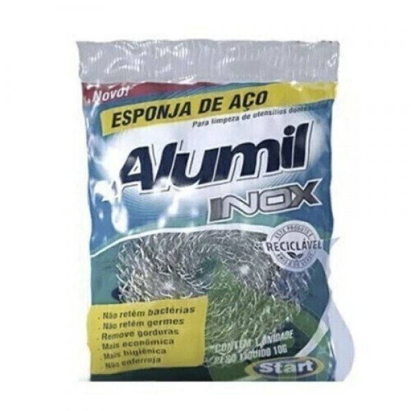 Esponja de aço inox alumil 10g