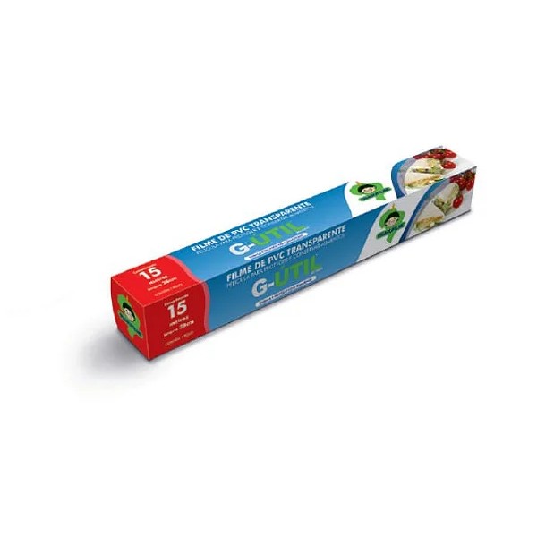 Filme pvc g-util tubete 28cm x 15m