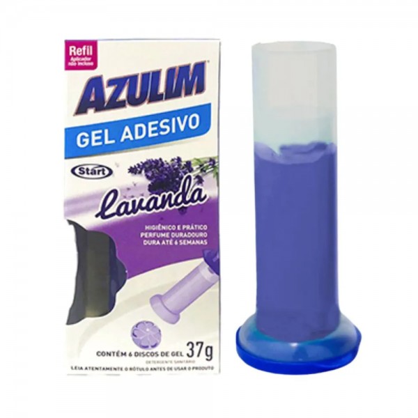 Gel adesivo azulin refil lavanda 37g