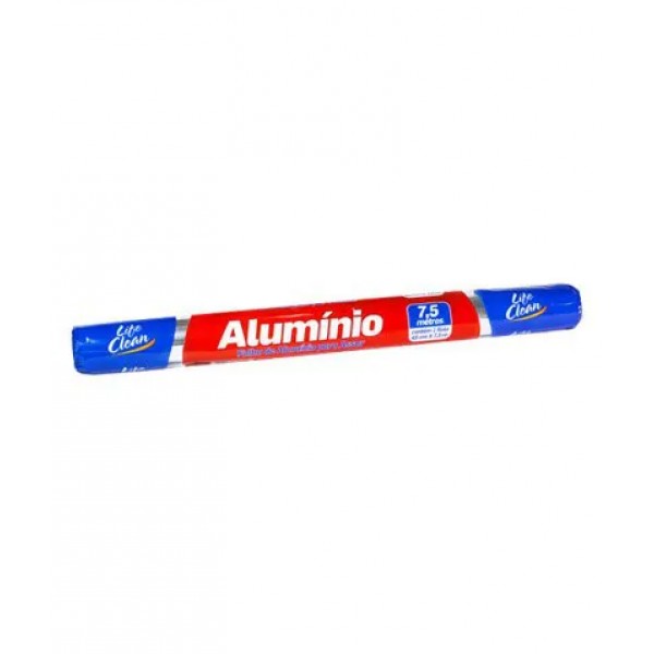 Papel alumínio 45cm x 7,5mts faça fácil