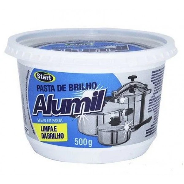 Pasta brilho alumil start 500g