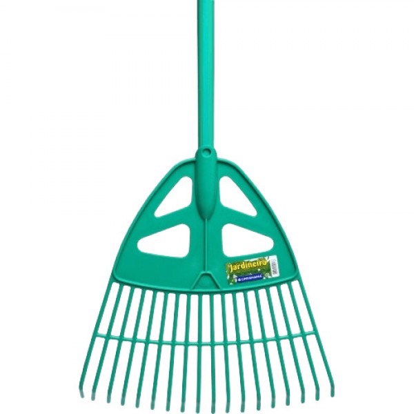 Rastelo plástico com cabo