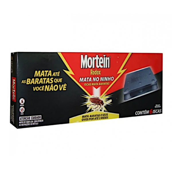 Iscas Mortein Mata Baratas com 6 unidades 