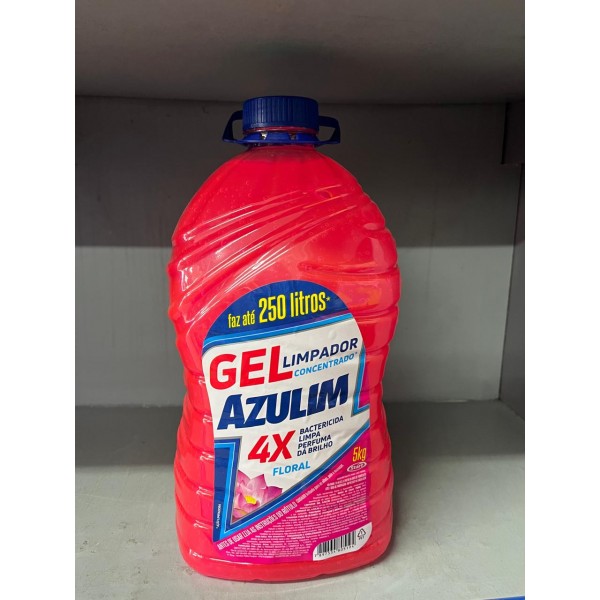 Limpador desinfetante gel concentrado floral 4x1 5l