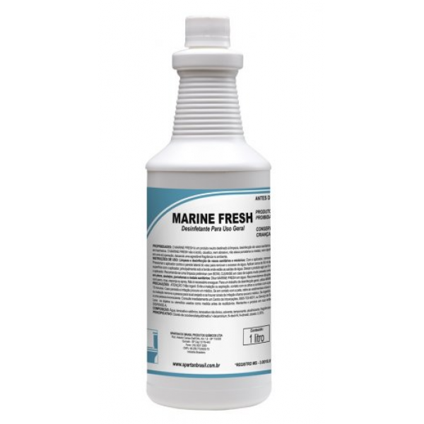 Marine Fresh Desinfetante - 1 Litro - Spartan