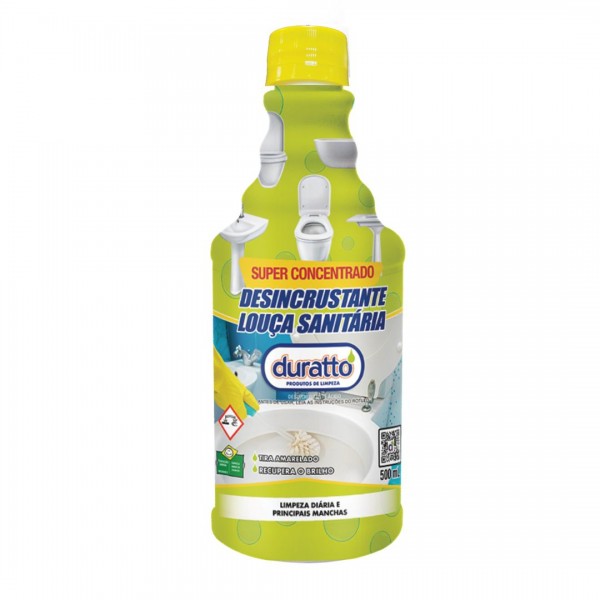 Desincrustante para louça sanitária duratto 500ml