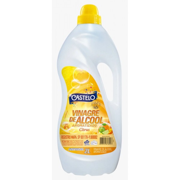 Vinagre de álcool castelo citrus 2l