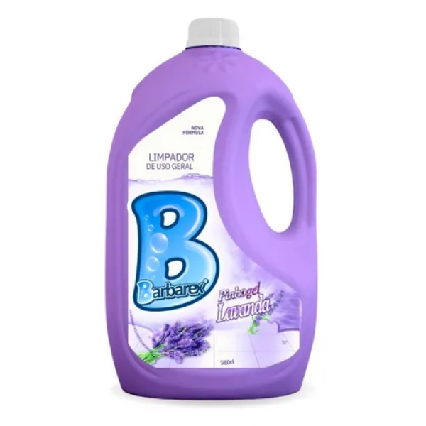 Limpador Desinfetante De Uso Geral Pinho Gel Lavanda 5 L 