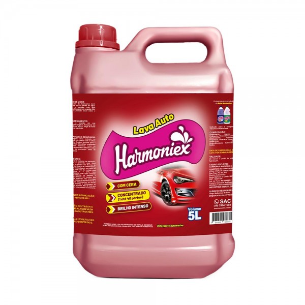 Shampoo automotivo c/ cera harmoniex 5L 