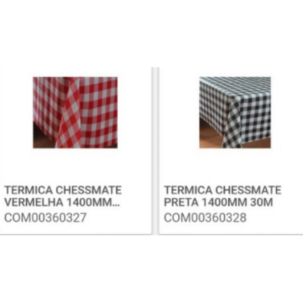 Toalhas xadrez 