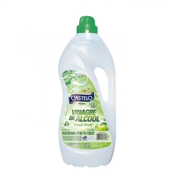 Vinagre de álcool castelo maçã verde 2l